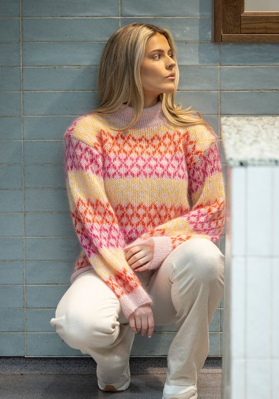 Bellezza genser lys rosa