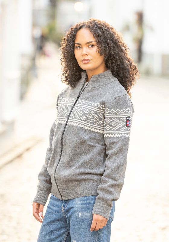 Setesdal Ulljakke Raya Grå/hvit- Unisex