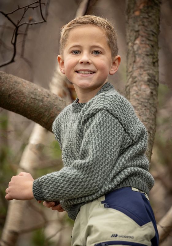 Himling genser perlegrå