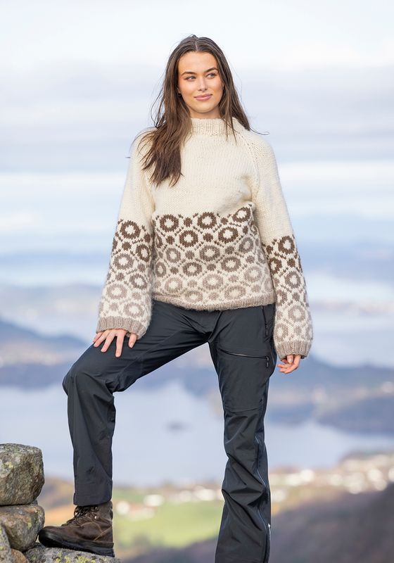 Soria genser naturhvit