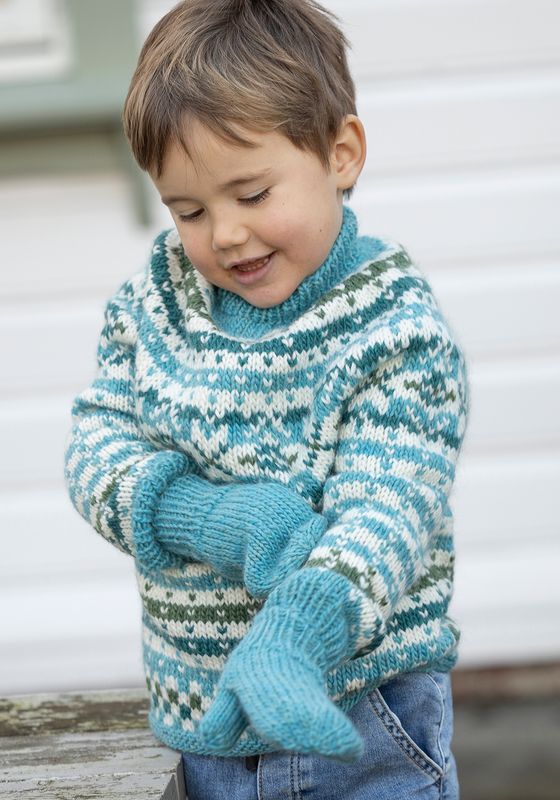 Fanastøl genser turkis