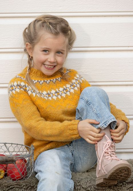 Hovedbilde Jonstøl genser  gul