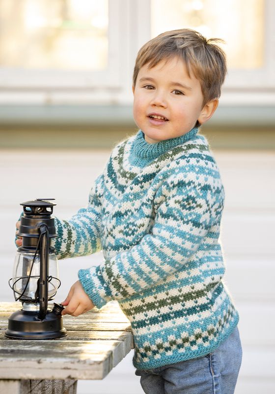 Fanastøl genser turkis