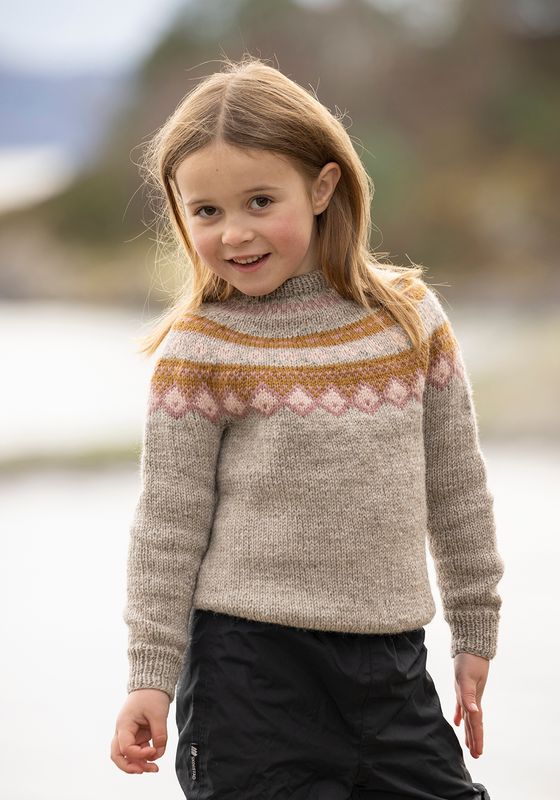 Fjellbris beige barn