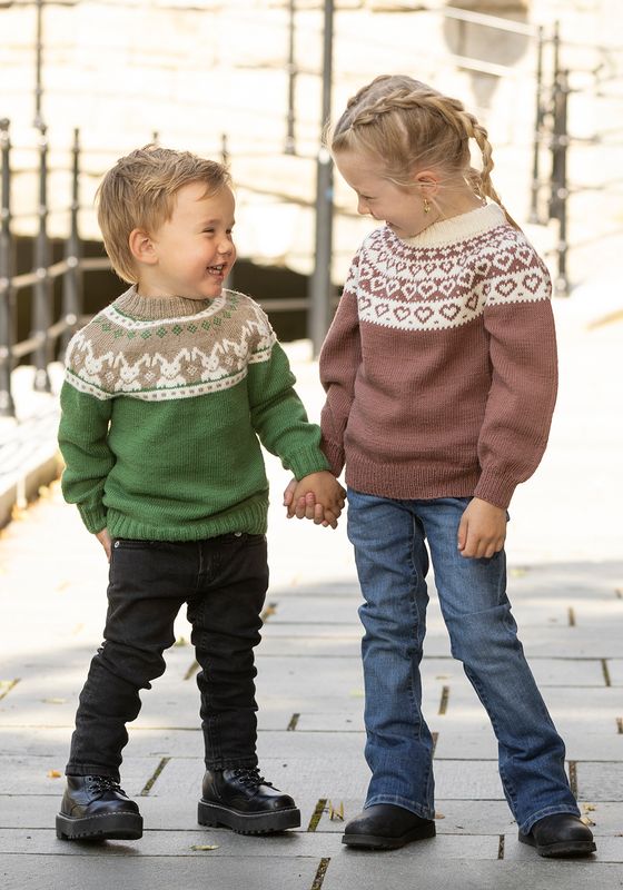 Harepus genser grønn